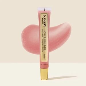 Nakery - Lip Flip Shimmer Gloss - Rosey